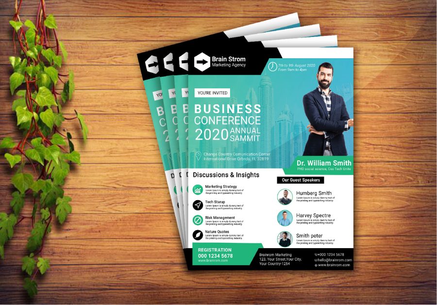 I will design professional eye catching party/event,business flyer poster design