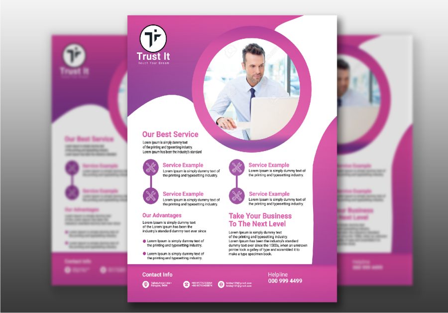 I will design professional eye catching party/event,business flyer poster design