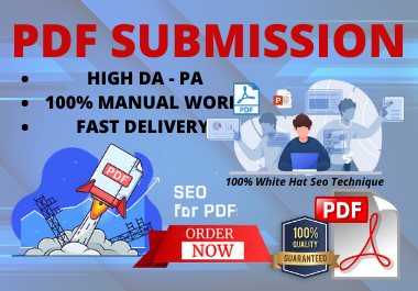 Super Quality 70 PDF or Docs Submission to high authority low spam website white has 