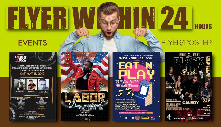 I will do business,dj, concert,club, hip hop, leaflet ,party, event flyer design,poster
