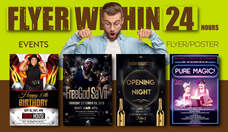 I will do business,dj, concert,club, hip hop, leaflet ,party, event flyer design,poster