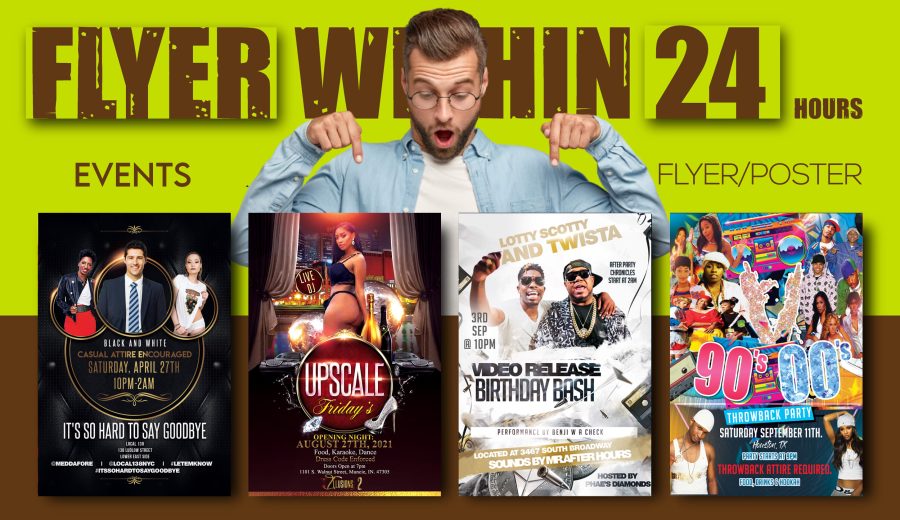 I will do business,dj, concert,club, hip hop, leaflet ,party, event flyer design,poster