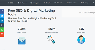 SEO Tool - High CPC words, Web Tools, You tube Keywords, Instagram Hashtags, Email Validation ETC. 