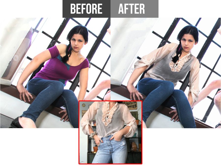 I will change or add clothes to your Photo
