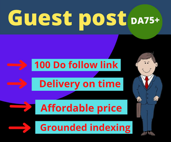 I Will Write and Publish 10 Guest Posts on DA75 sites 