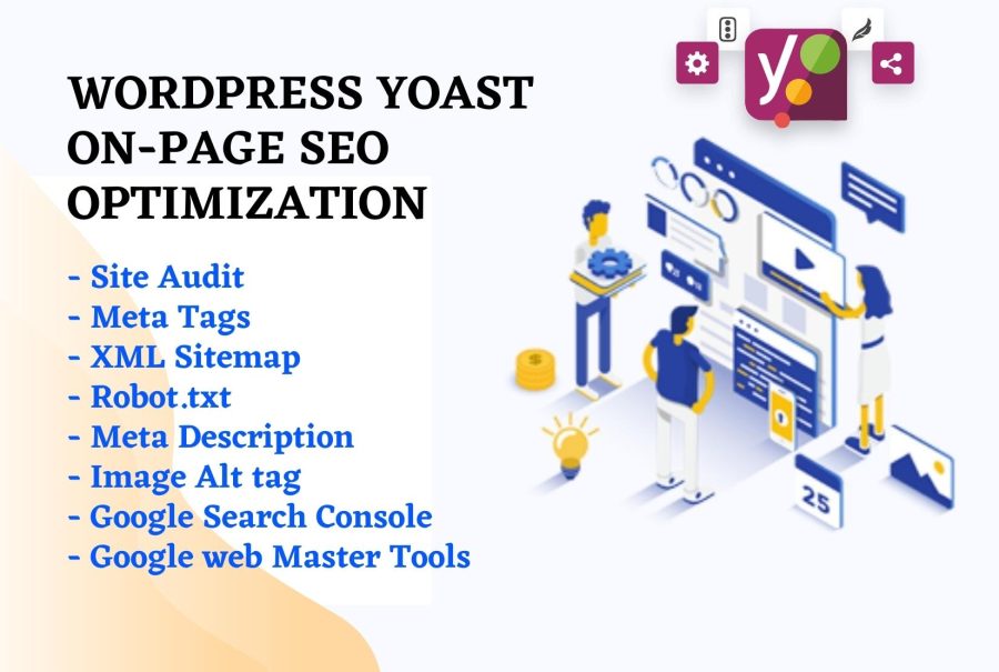 I will do wordpress yoast seo onpage optimization, meta tags, site map n schema markup