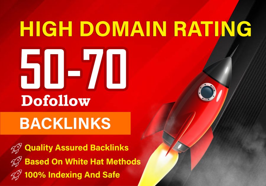 DR50 Dofollow Backlinks 40 High Domain Rating 