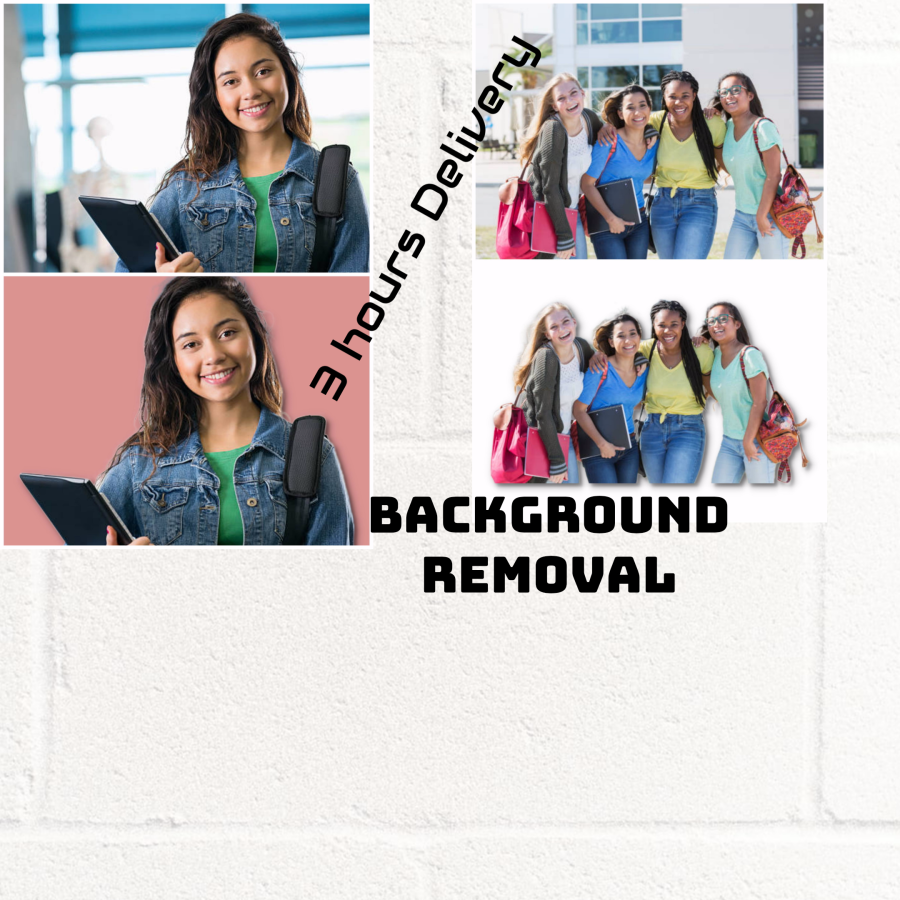 Change your image background, resize your image, retouching your image 