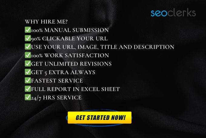 I will do High Authority 100 Image or Photo or Infographic submission to create SEO Link Building