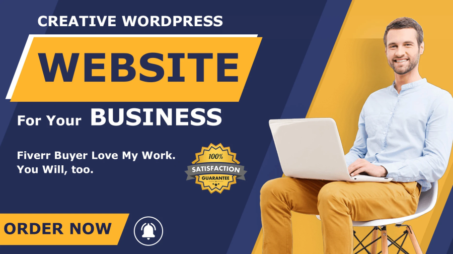 I will create your complete wordpress website with seo 
