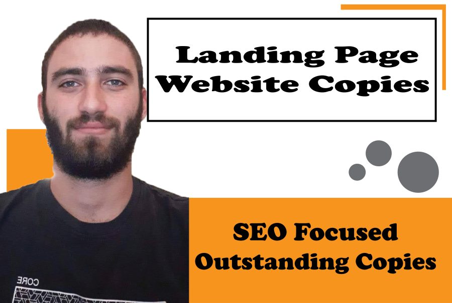 I will write a high converting Landing page copy (SEO focused)