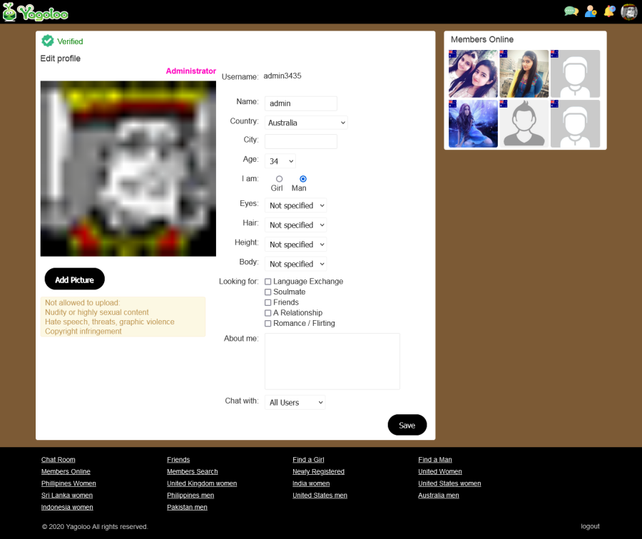 A Live Group Chat Room web script 