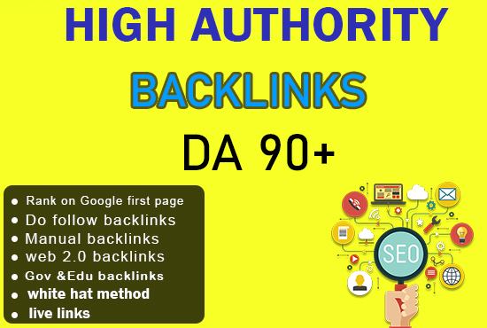 I will publish high authority seo backlinks .