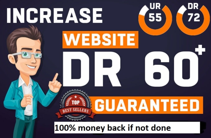 I will increase DR 0 to 60 plus in 5 days