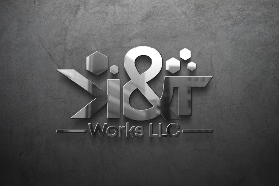 I will design modern minimalist initial business logo design