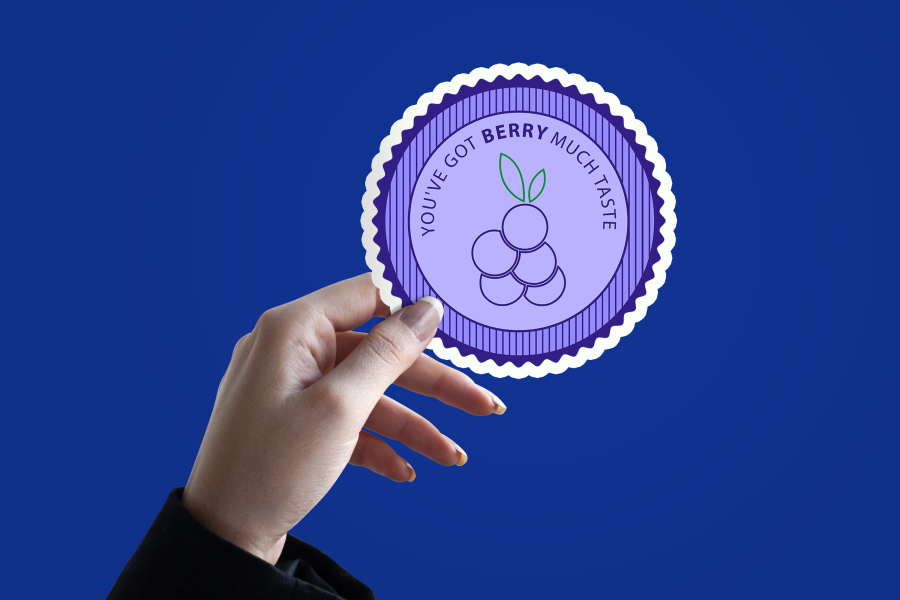 I will design sticker, die cut, badge, vinyl, decals logo and label 