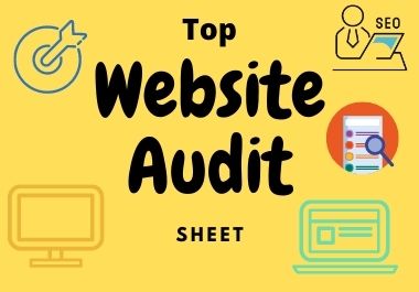 Perfect & Step by Step Website Audit Sheet 