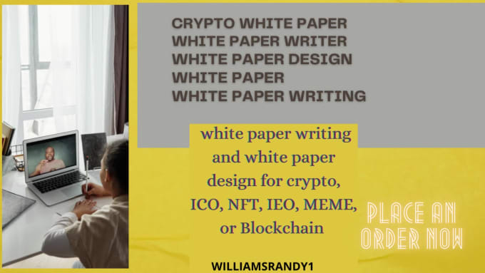 I will write and design 1000 words on Ico whitepaper, blockchain, Crypto white paper