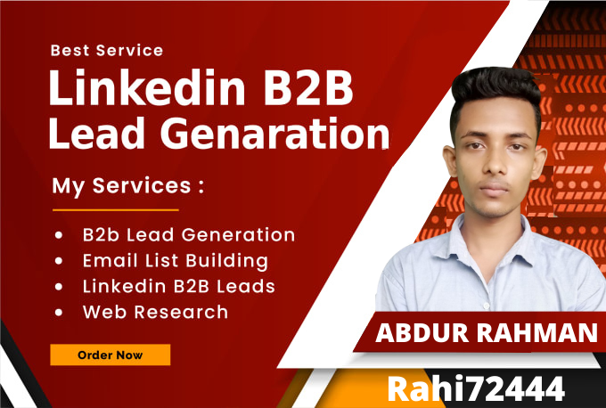 I will do 100 B2B & B2C lead generation in Linkedin