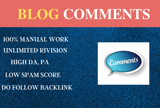 I will do 400 do follow blog comment backlink high da pa