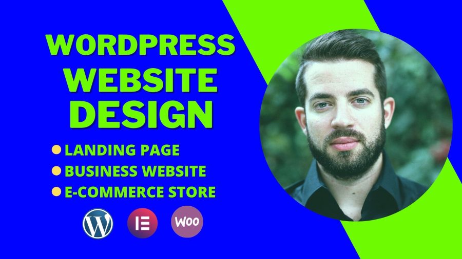 I will do responsive wordpress website design, ecommerce website