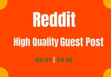 I will Provide 20 High Quality Backlinks From Reddit guest post