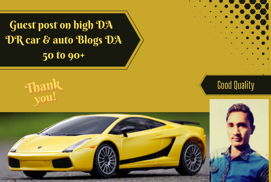 I will do guest post all niche sites with high DA 70+ DR 50+ With high traffic google Index 