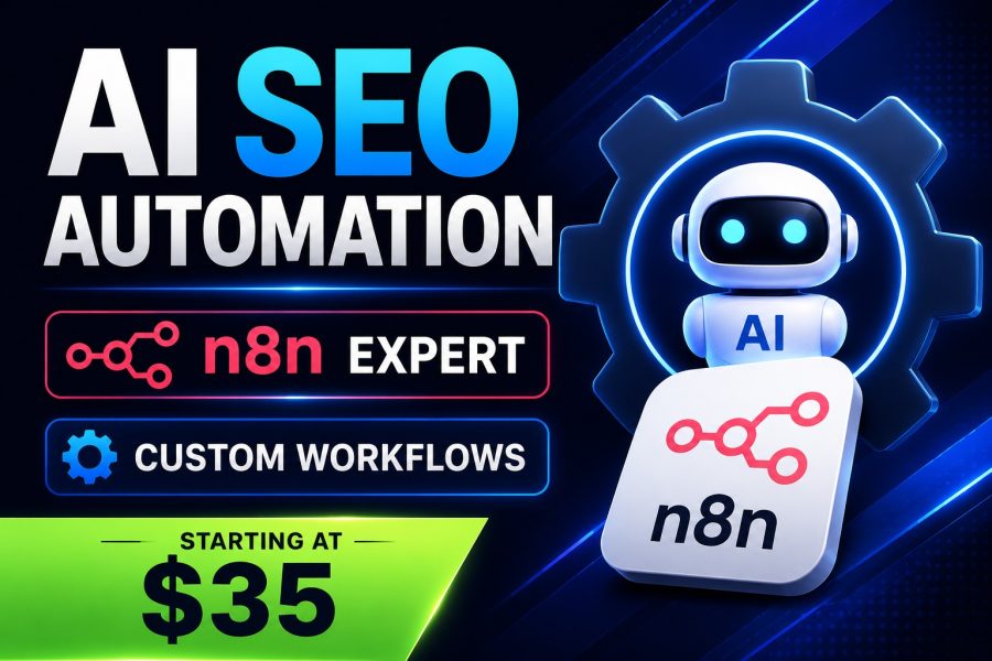 I Will Build Custom AI-Powered SEO Automation Workflows Using n8n