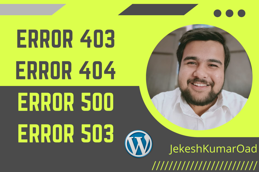 fix 403, 404, 500, 503 errors in wordpress website
