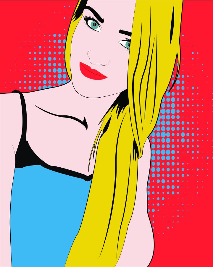 I will create retro pop art vector illustration from your photo