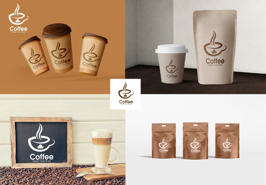 I will design a coffee, coffee shop logo, and coffee branding