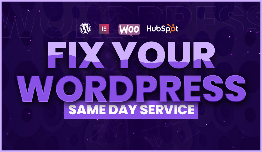 I will fix issues from your wordpress website