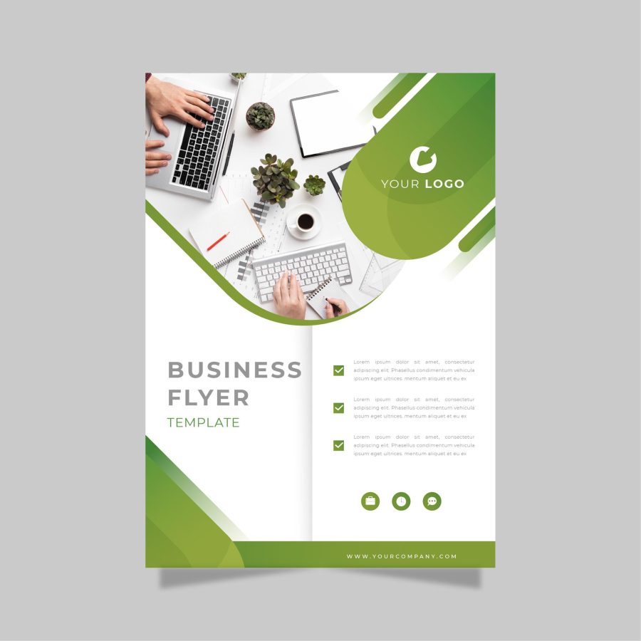 I will design one page full color flyer