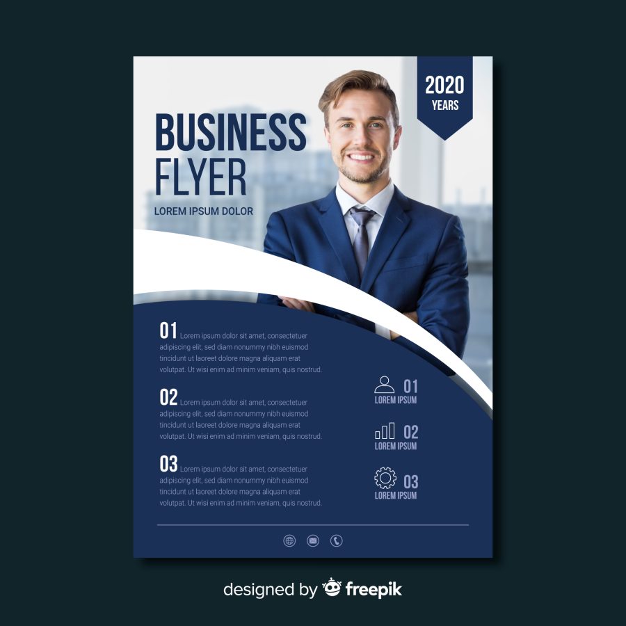 I will design one page full color flyer