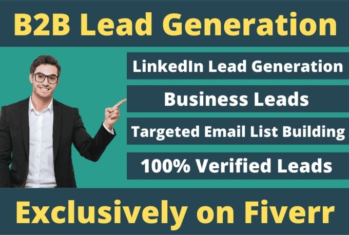 I will do b2b lead generation LinkedIn and business leads
