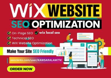WIX google TOP #1 ranking on page SEO services