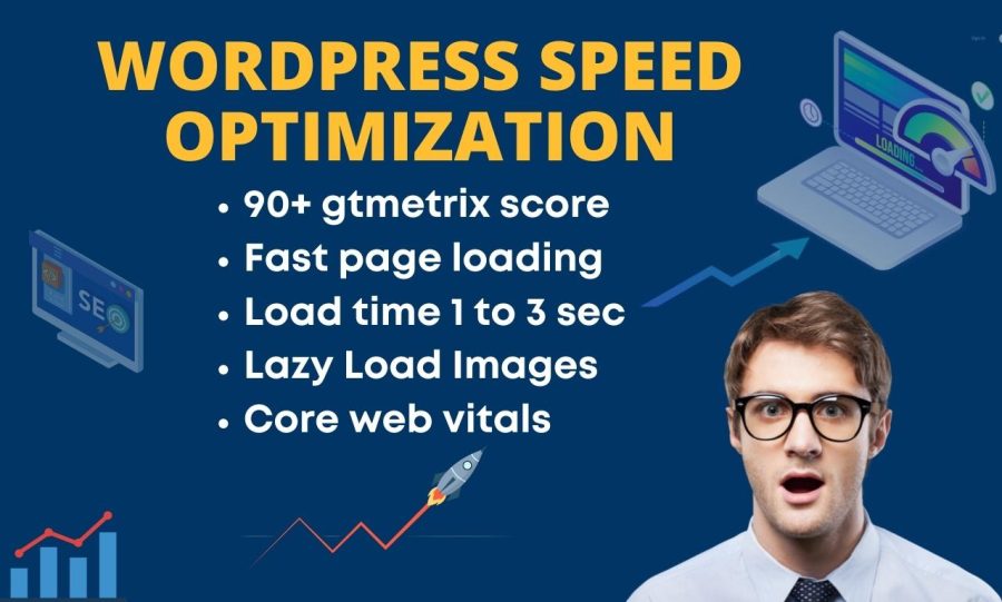 I will do WordPress speed optimization, increase page speed insights