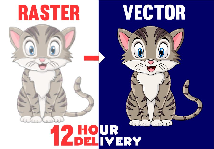 I will convert drawing into digital art, vector tracing logo and image