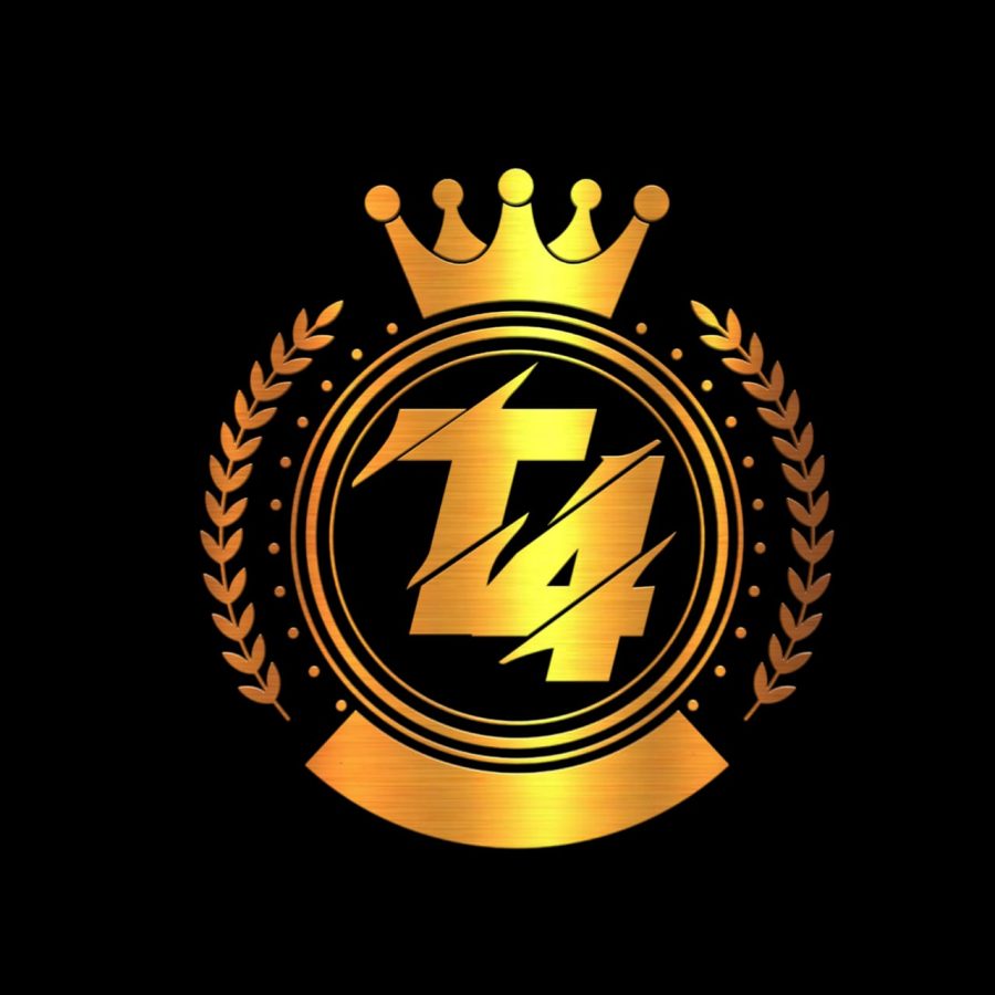 golden colored beautiful logo 3d