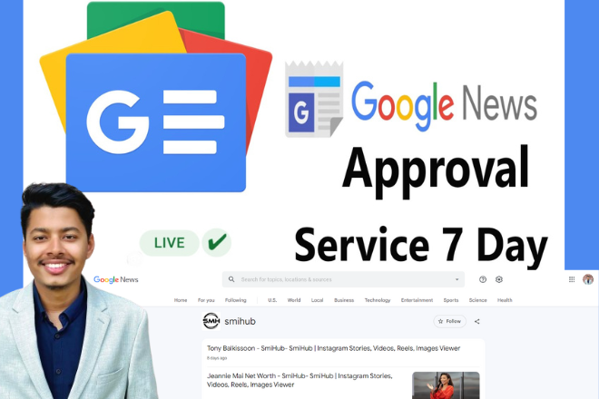 Your domain will get Google News Approval within 7 days