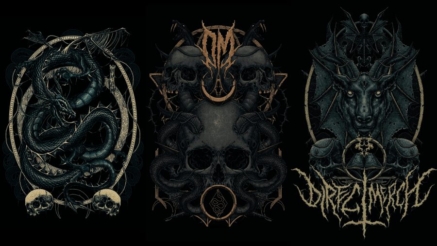I will draw detailed and professional dark art