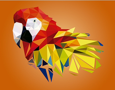 I will design geometric and polygonal logo