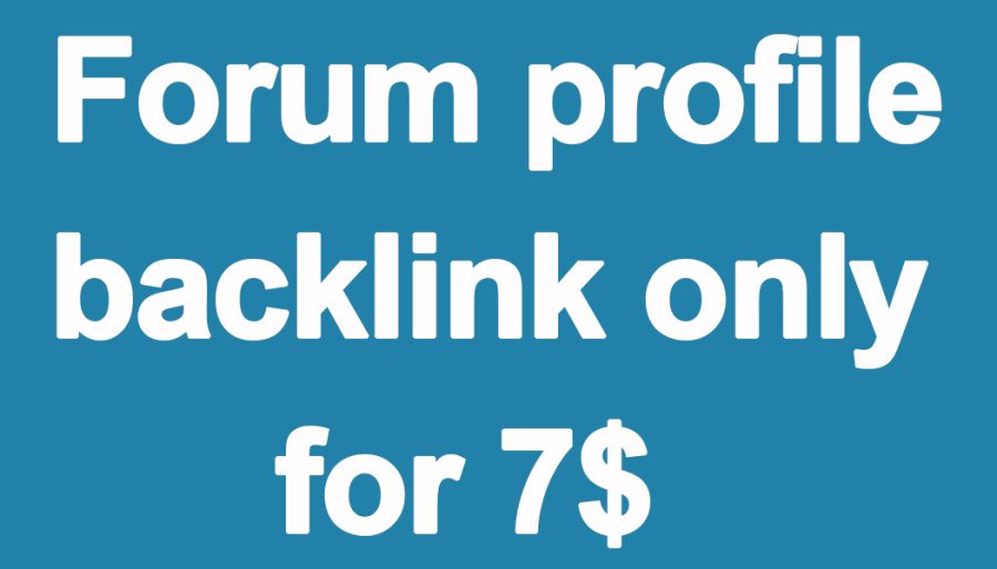  I will provide 2000 forum profile seo backlinks for your site