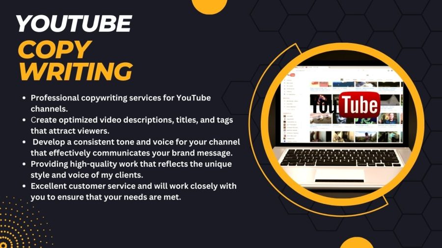 SEO Copywriting for your YT to rank high in search engines