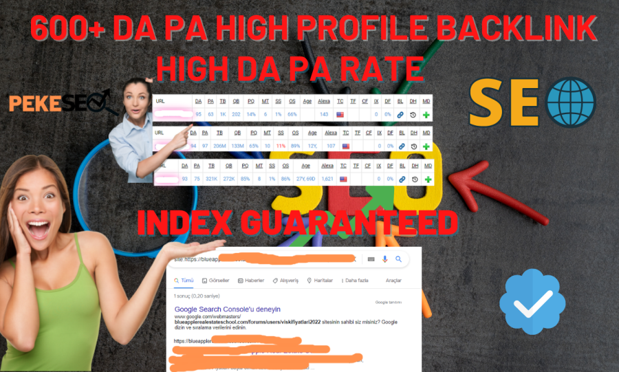 600+ Premium Profile Backlink 90+ High DA PA