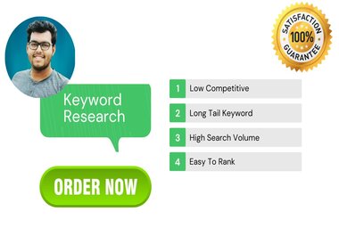 I will provide you the best 20 profitable keyword research and 1 competitor analysis 