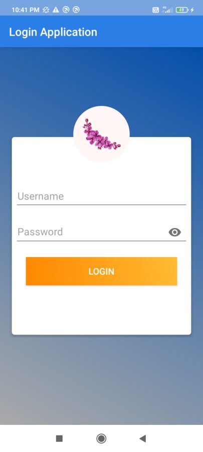 Android Application for Simple Login System