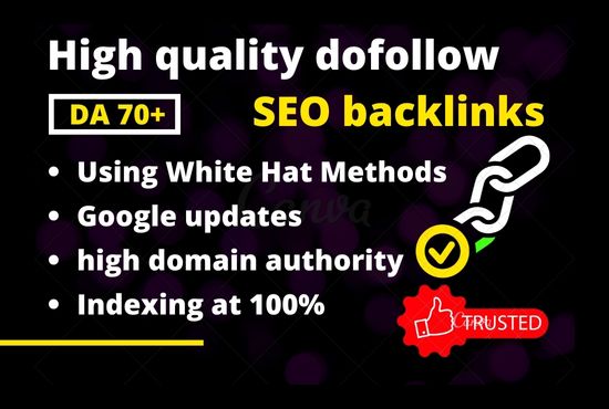 I will do high quality dofollow contextual SEO backlinks 