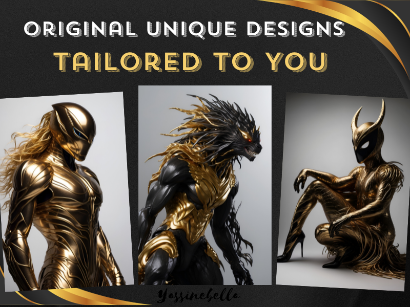 Embark on an Exclusive Artistic Journey: 30 Bespoke Designs Crafted Just for You!