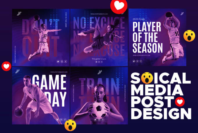 I will design social media graphics for facebook, instagram, youtube, pinterest, twitter